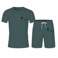 thumbnail image 1 of SHIXIAOO Men's Summer Track and Field Suit Plus Size Short Sleeves O Neck Sport Set Casual Small Coconut Print Mens String Bikini Bathing Suits Mens Formal 3 Piece Suit, 1 of 4