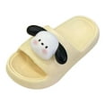 thumbnail image 5 of Slippers for Women Anti Slip Bathing Soft Thick Sole Bathroom Shower Sandals Yellow 40, 5 of 8