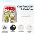 thumbnail image 3 of Fuzoiu Avocado Lovers Wearing Umbrella Print Men's Swim Shorts,Quick-Dry Double-Layer Swim Trunks,Board Trunks,Beach Shorts Swimwear Bathing Suits-Medium, 3 of 6