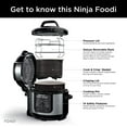 thumbnail image 4 of Ninja® Foodi™ TenderCrisp 9-in-1 8-Quart Deluxe XL Pressure Cooker, Stainless Steel FD401, 4 of 12