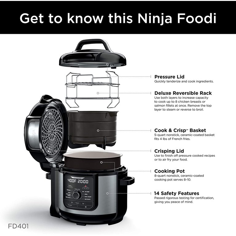 Ninja Foodi Pressure Cooker, Deluxe