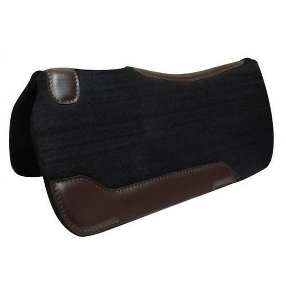 Showman Pony 24" x 24" Black Felt Saddle Pad