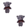thumbnail image 2 of Jumpingount Animales de peluche Material de algodón PP Llavero Útil Mano Siéntete bien Llavero creativo para Teléfono Llave Cross-bag Gris Type2 NO2, 2 of 6