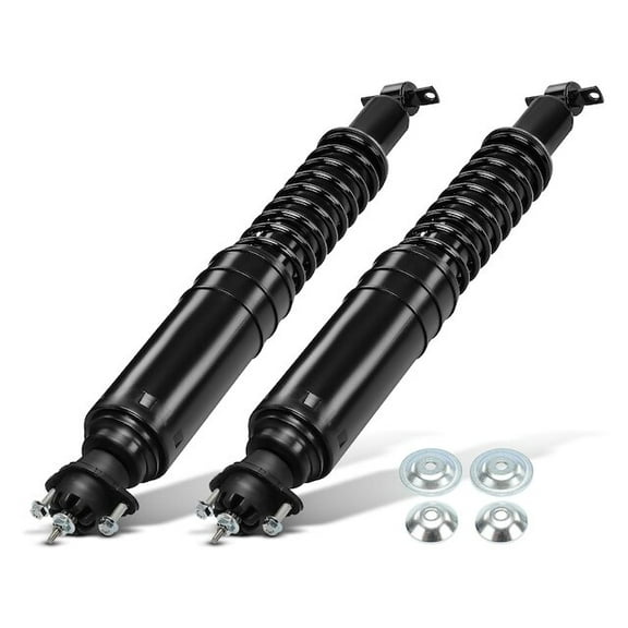 Rear Shock Absorber Conversion Kit 2 - Compatible with 1997 - 2005 Buick Park Avenue 3.8L V6 1998 1999 2000 2001 2002 2003 2004