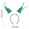 thumbnail image 3 of Horivan St. Patrick's Day Headband Irish Festival Party Hat with Irish Emblem for Adults, Green Carnival Party Props, Unisex Holiday Accessories for Parades and Pub Celebrations, 3 of 6