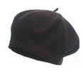 thumbnail image 2 of Jalioing Women's Beret Hat Solid Color Wool Thermal Hat Fashion Vintage Painter Hat Fall Winter Warm Hat, 2 of 2
