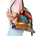 thumbnail image 2 of Blaze y las Máquinas Monstruo Mochila de Cuerdas para Deportes y Gimnasio, Bolsa de Cuerdas Resistente al Agua, Bolsa Cinch, 30×40cm, 2 of 6
