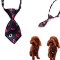 thumbnail image 2 of Nota De Poliéster Ajustable Portátil/Decoración Con Estampado De Labios Mascota Gato Perro Cachorro Corbata Accesorios Regalo seitruly PT001525-01, 2 of 6