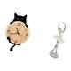 thumbnail image 5 of Reloj De Pared, Decoración De Pared, Figura De Bailarina, Adorno De Escritorio, Escultura De Arte Moderno Creativo, Regalos Para Oficina, Dormitorio, Chimenea, Estudio, Entrada De Casa, 5 of 8
