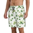 thumbnail image 2 of Disketp Men'S Swim Trunks Hawaiian Breathable Surf Beach Swimsuits Mesh Lining Beach Shorts With Pockets-St Patrick'S Day3, 2 of 9