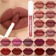 thumbnail image 2 of 18 Colors Matte Lip Gloss Waterproof Long Lasting NudeVelvet Liquid Lipsticks Non Sticky Cup Sexy Red Lip Tint Makeup Cosmetics, 2 of 5