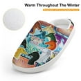 thumbnail image 4 of Kids Dragon Wings Of Fire Slippers Anti-slip Fluffy Fuzzy House Slippers Warm Soft Plush Winter Fluffy House Shoes for Boys Girls, 4 of 7