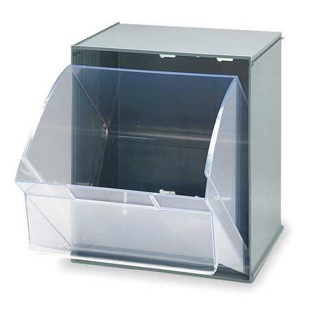 Grey Systems - Bins, 1 Tip Out, Gray QUANTUM STORAGE SYSTEMS QTB301GY