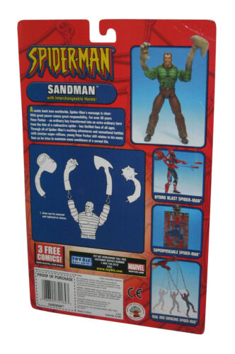 Marvel Comic Spider-Man Sandman (2004) Toy Biz Figure w/ Interchangeable  Hands 