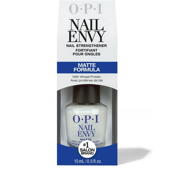 Opi Nail Envy Natural Matte Finish Natural Nail Strengthener 0 5 Oz 15ml Walmart Com Walmart Com