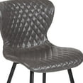 thumbnail image 6 of Flash Furniture Contemporary Upholstered Chair in Gray Vinyl, 6 of 11