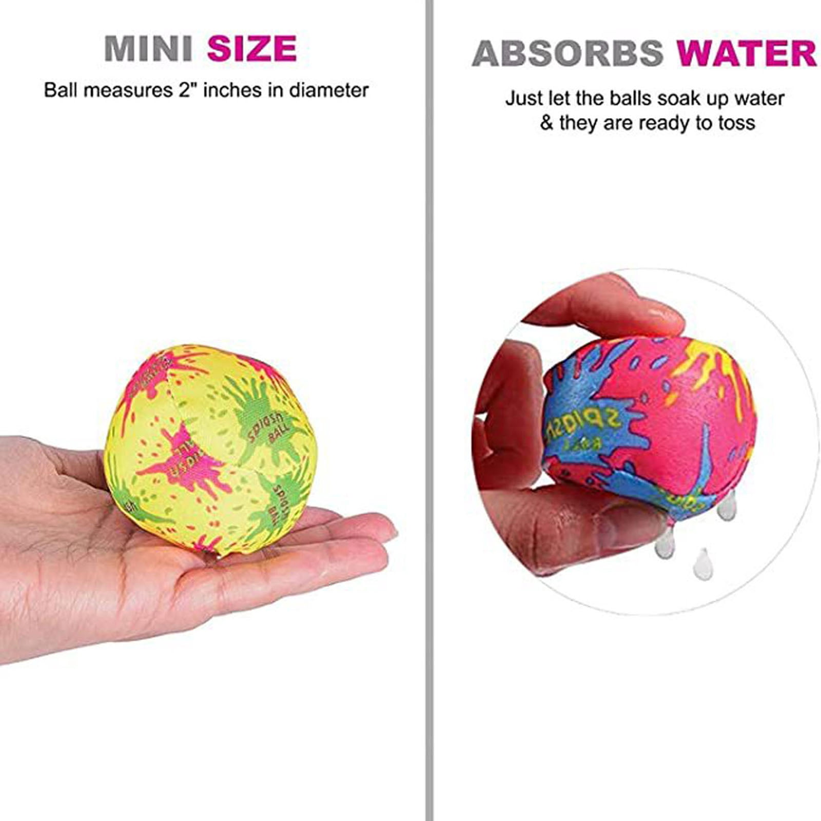 tegongse Water Bomb Balls for Party Family Activities Beach Water Pool Toys Interactive Sport Super Soaker Water Game Ball