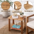 thumbnail image 3 of Mesa auxiliar VICTORY RELAX Double Adirondack Light Natural, 3 of 9