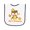 White and Navy, variant on Inktastic My First Thanksgiving Owl Baby Terry Cloth Bib