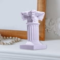 thumbnail image 3 of Creative Roman Column Statue Pedestal Candlestick Sculpture Greek Column Figure for Patio Dining Room Layout Interior Decoration , White, 3 of 8