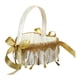 thumbnail image 2 of Cesta de flores para niña, mango cómodo, símbolo de amor delicado, estilo europeo para suministros para fiesta de boda, accesorios nupciales, Dorado perfecl Cesta floral de boda, 2 of 8