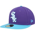 thumbnail image 3 of Men's New Era Purple Chicago White Sox Vice 59FIFTY Fitted Hat, 3 of 6