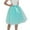 Sky Blue, variant on Tulle Skirts for Women Elastic Waist Lace Up Bow Knee Length Layered Mesh Flowy A Line Tutu Skirts Puffy Skirt Fairy Skirt