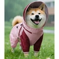 thumbnail image 2 of Waterproof Dog Raincoat With Removable Hoods Elastic Cuffs For Small to Large Dog Outdoor Activity Pet Walking Wear, 2 of 7