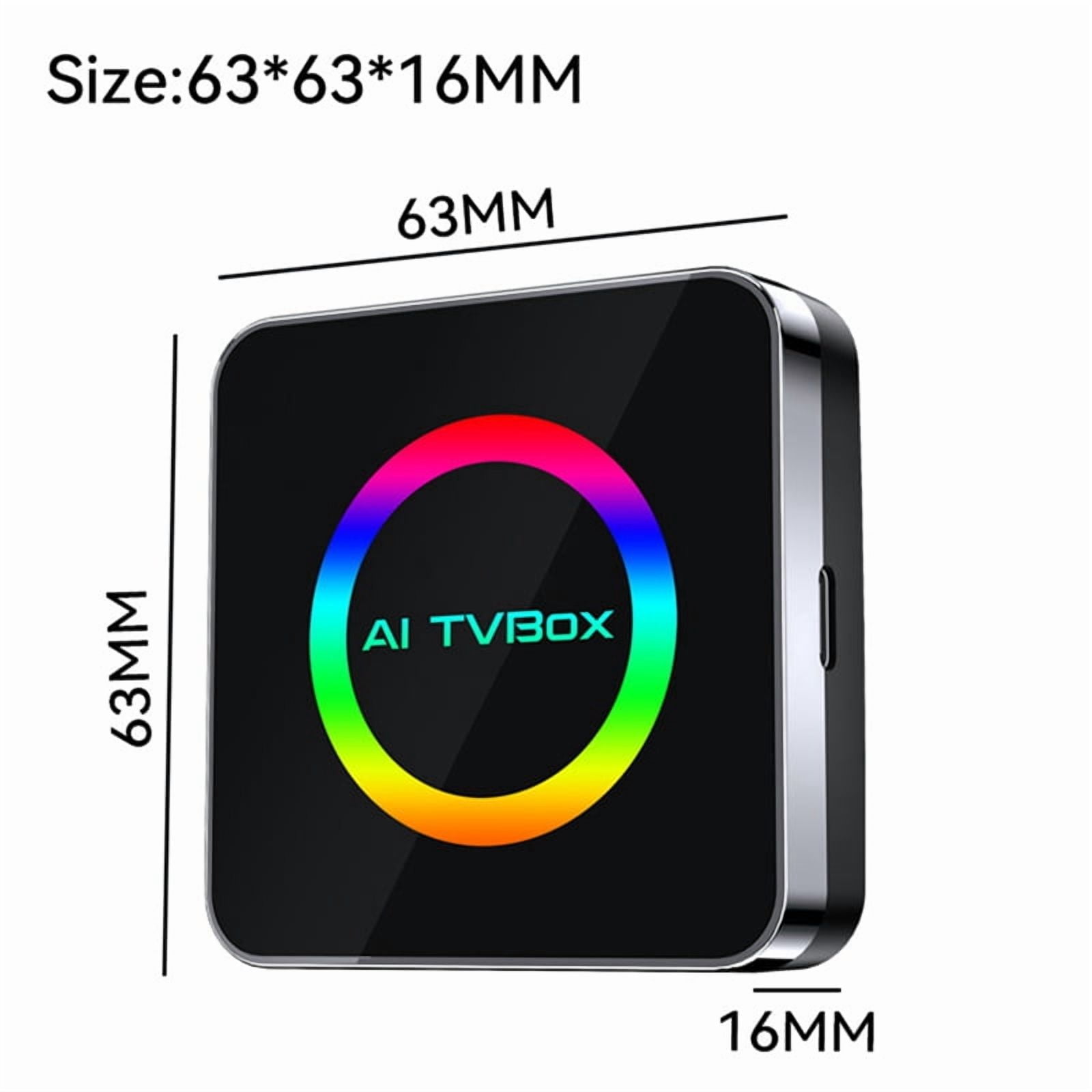 テレビ Full Android Ai Box Android 13 Ai TVBox Box Carplay WIFI6 2G+32G Wireless Carplay