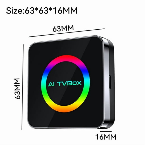 Android 13 Ai TVBox Ai Box Carplay WIFI6 2G+32G Wireless Carplay