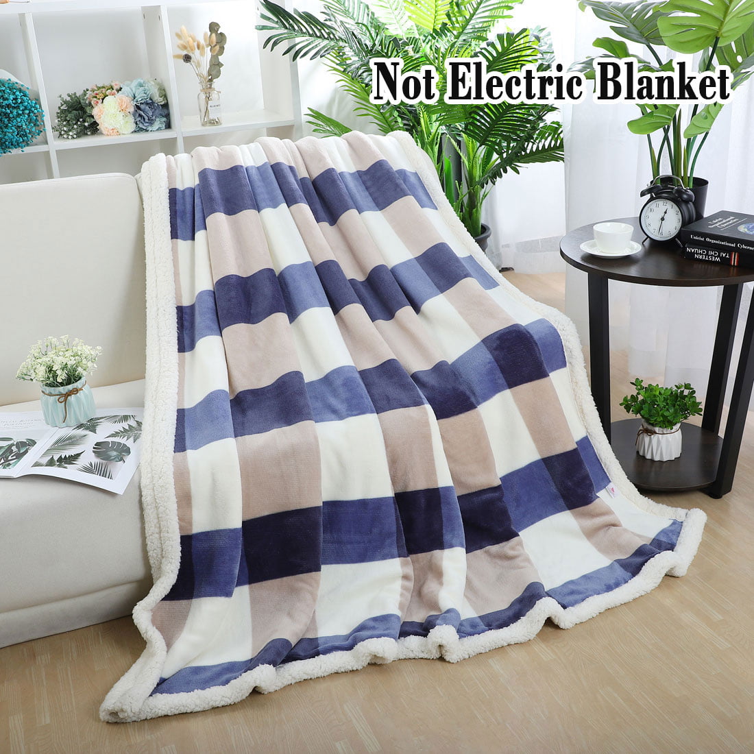 Details about   Warm Blanket Thickened Quilt Warm Coral Fleece Comforter Dormitory Bed Quilt