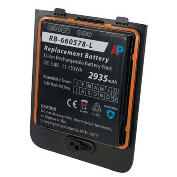 Replacement Battery for Ascom Myco 3 Phone. Replaces 660578 and 655357. High Capacity 2935 mAh