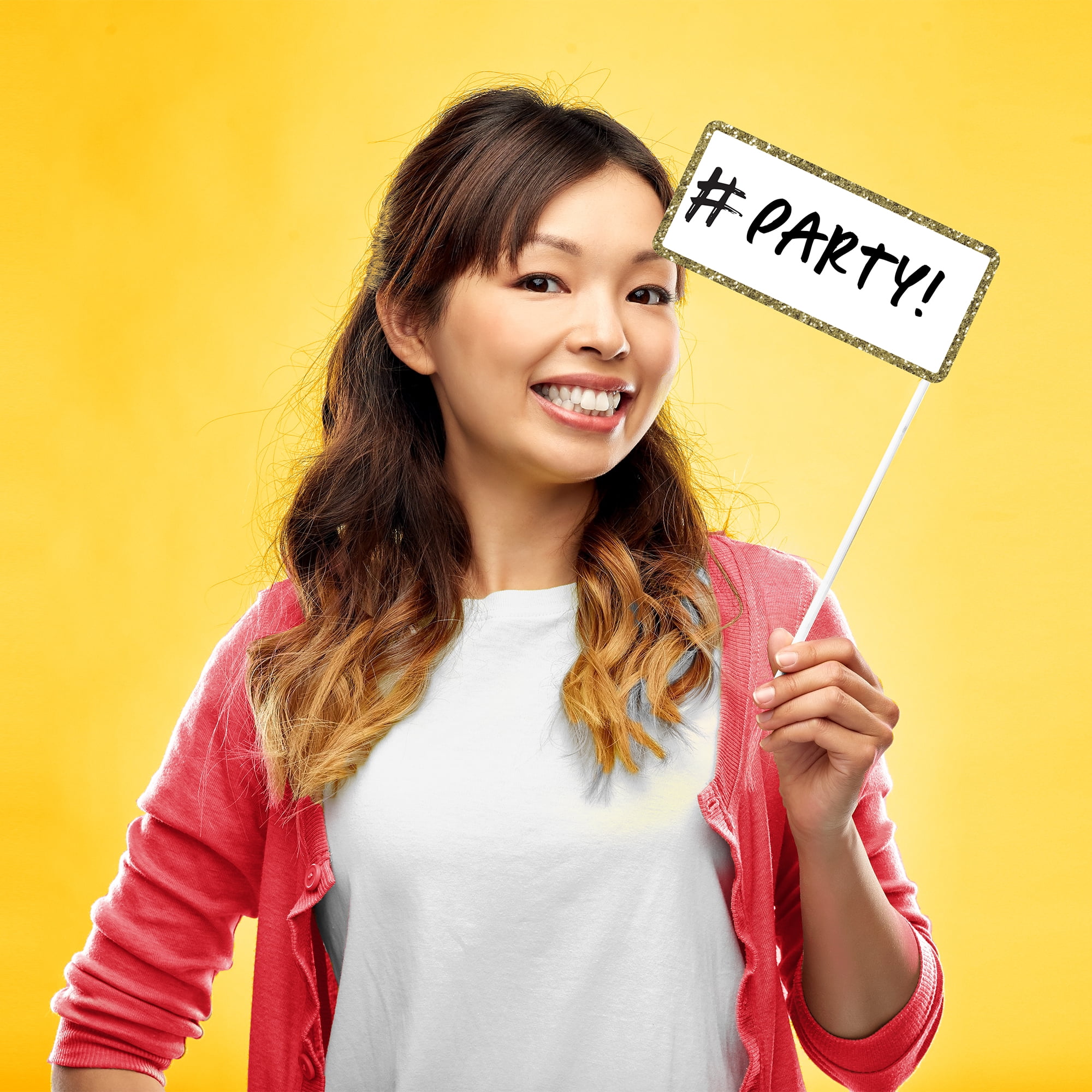Multicolor Party Photo Booth Props, 20 Pieces, by Way To Celebrate