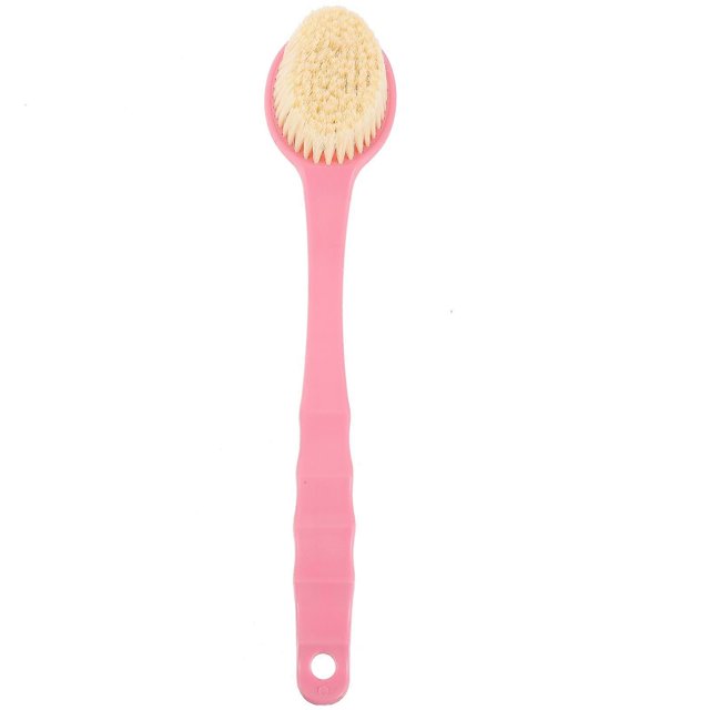 Bath Body Brush Long Handle Shower Massaging Brush Bathroom Use 33.00X6.00X3.50CM Pore Cleaning 1Pack