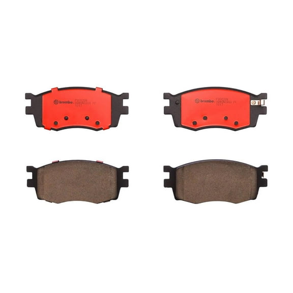 Brembo OE P30026N Front Premium NAO Ceramic Brake Pads for Kia Rio and Hyundai Accent
