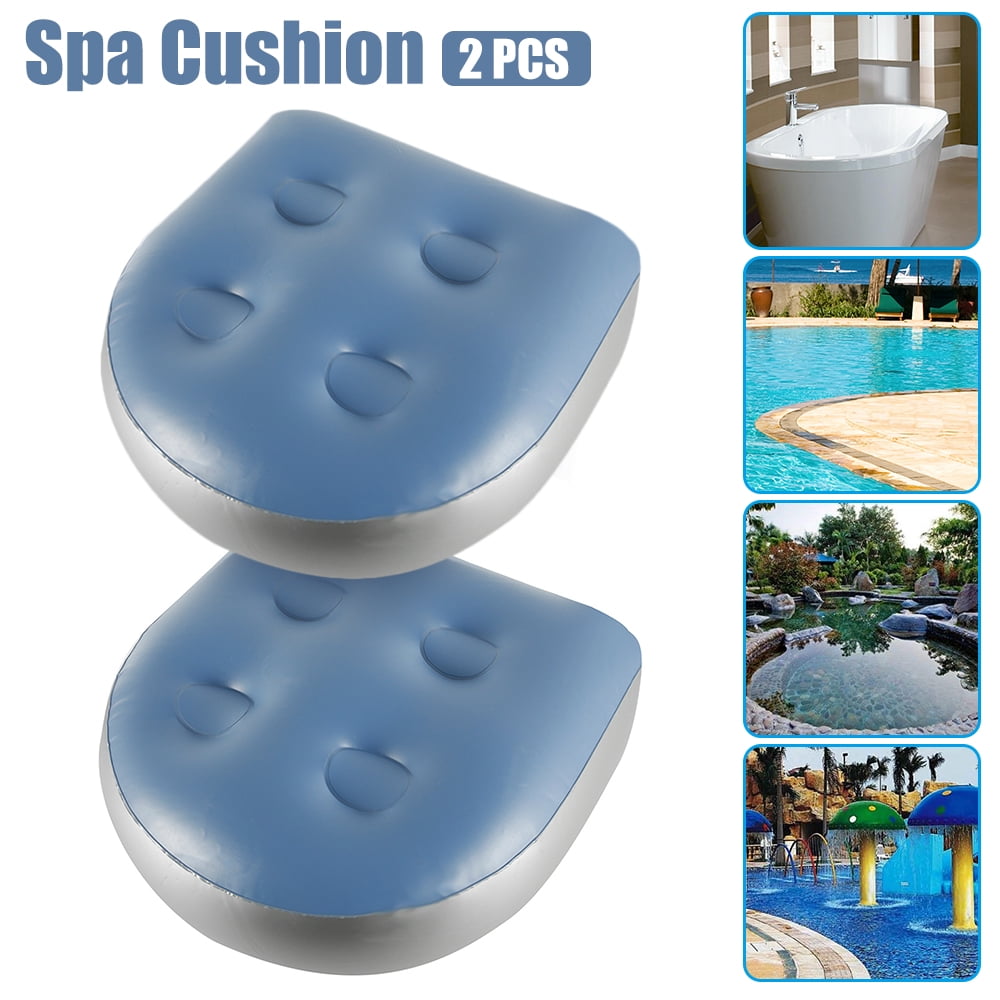 2PCS Home Spa Booster Seat Inflatable Spa Cushion Hot Tub Accessories Adult Kid