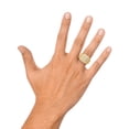 thumbnail image 5 of Shaquille O'Neal Men's Simulated Diamond Yellow Gold Plated Sterling Silver Ring, Size 11, 5 of 6
