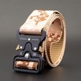 thumbnail image 1 of Cinturón táctico militar para hombre, correa de nailon, hebilla de liberación rápida, resistente para regalo del Día del Padre, desierto de camuflaje de 53,1" WD.WDQZL electrónico, 1 of 4