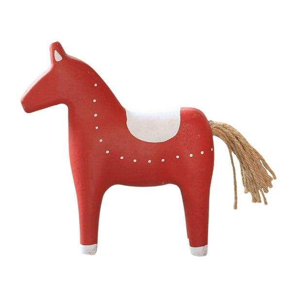 Estatua de caballo, recuerdo, estante, centro de mesa, encimera, sala de estar, regalo de inauguración de la casa pequeño