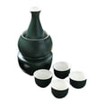 thumbnail image 2 of Nishiyuenyi Ceramic Sake Set with Warmer Bowl Japanese Sake Set for Spirits Entertaining Green, 2 of 9
