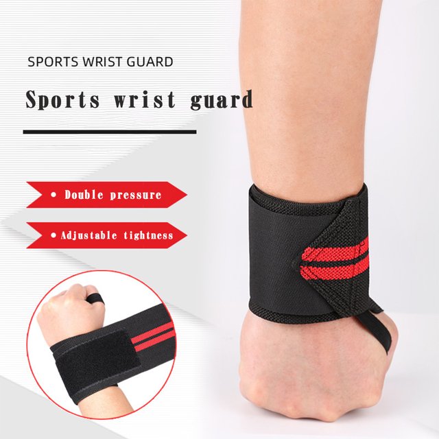 LJNYFDC Wrist Wrap Power Wrist Strap Sweat Absorbing Non Slip High Elasticity Compression Fitness Sports Wrist Brace for Sprain Protection