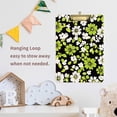 thumbnail image 4 of FORMRS Acrylic Clipboard with Low Profile Clip Standard A4 Letter Size, 12.5" x 9", Green Flower Pattern, 4 of 8