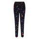thumbnail image 5 of Pantalones casuales de empalme con cordón elástico con estampado de tinte de rayas a la moda para mujer Pompotops  ulkah938288, 5 of 9