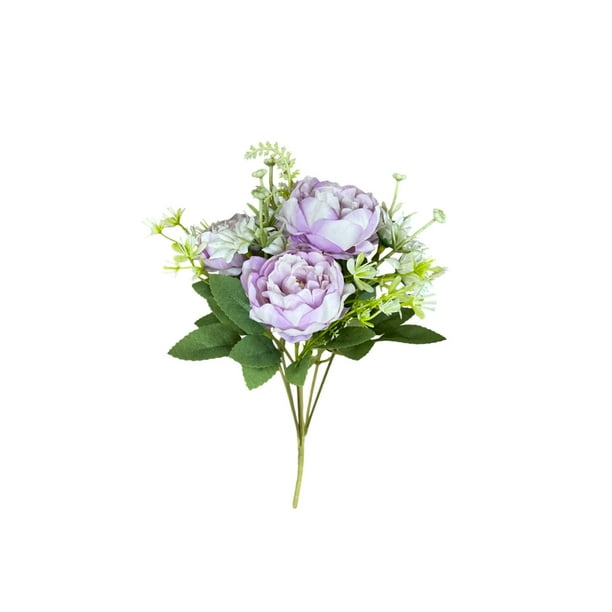 Flores Artificiales para la Decoración Simulación Artificial de Ramos de Flores, Flores Artificiales, Decoraciones de Flores Falsas