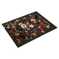 thumbnail image 2 of Clearance! Bathroom Rugs Flower Carpet Bath Rug Super Absorbent Quick Dry Backing Non Slip Washable Bathroom Floor Mats Shower Rug For In Front Of Bathtub Shower Room School Office Supplies, 2 of 6
