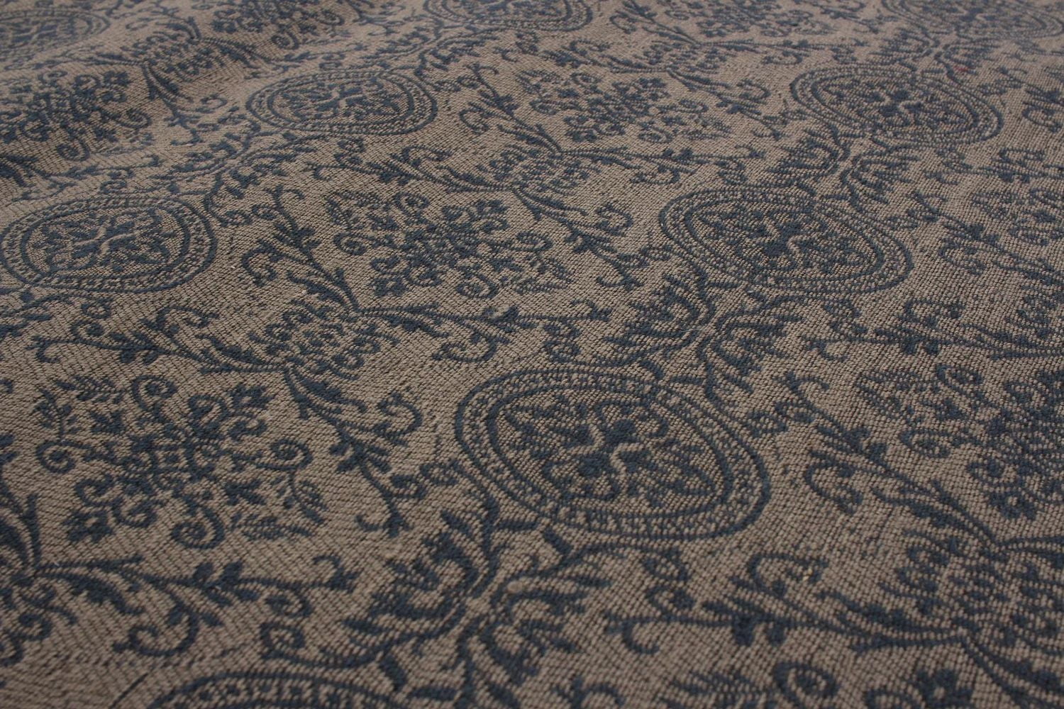 ECARPETGALLERY 4'5" x 6'7" Transitional Collage Handmade Area Rug for Living Room, Dining Room and Bedroom in Grey