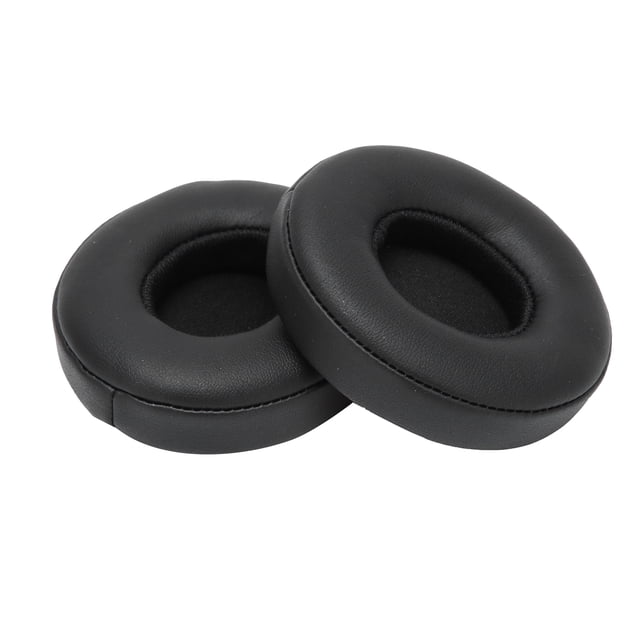 1 par de almohadillas de esponja para auriculares, repuesto de almohadillas para los oídos, accesorios para auriculares, color negro