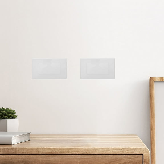 Worgeous 4pcs Plastic Electrical Box Cover Plates For Junction Box Ceiling Box Cover Plate Junction Box Cover Junction Box Covers Wall Plates (Small)