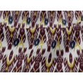 thumbnail image 4 of oneOone Tissu Jersey Viscose Style Arbre Imprimé Ikat BTY 60 Pouces de Large, 4 of 5