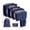 Navy, variant on Herrnalise 7 Set Packing Cubes for Suitcases, Travel Luggage Packing Organizers with Laundry Bag, Compression Storage Shoe Bag, Clothing Underwear Bag, for Man & Women